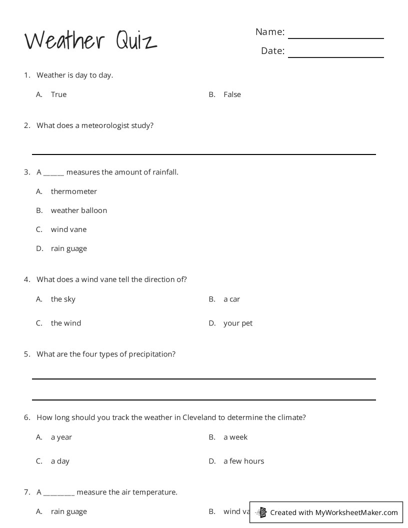 My Worksheet Maker The Best Worksheet Maker