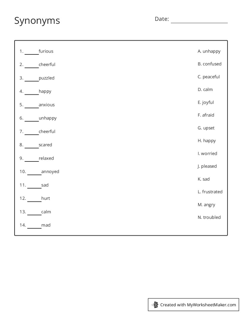 My Worksheet Maker The Best Online Worksheet Creator