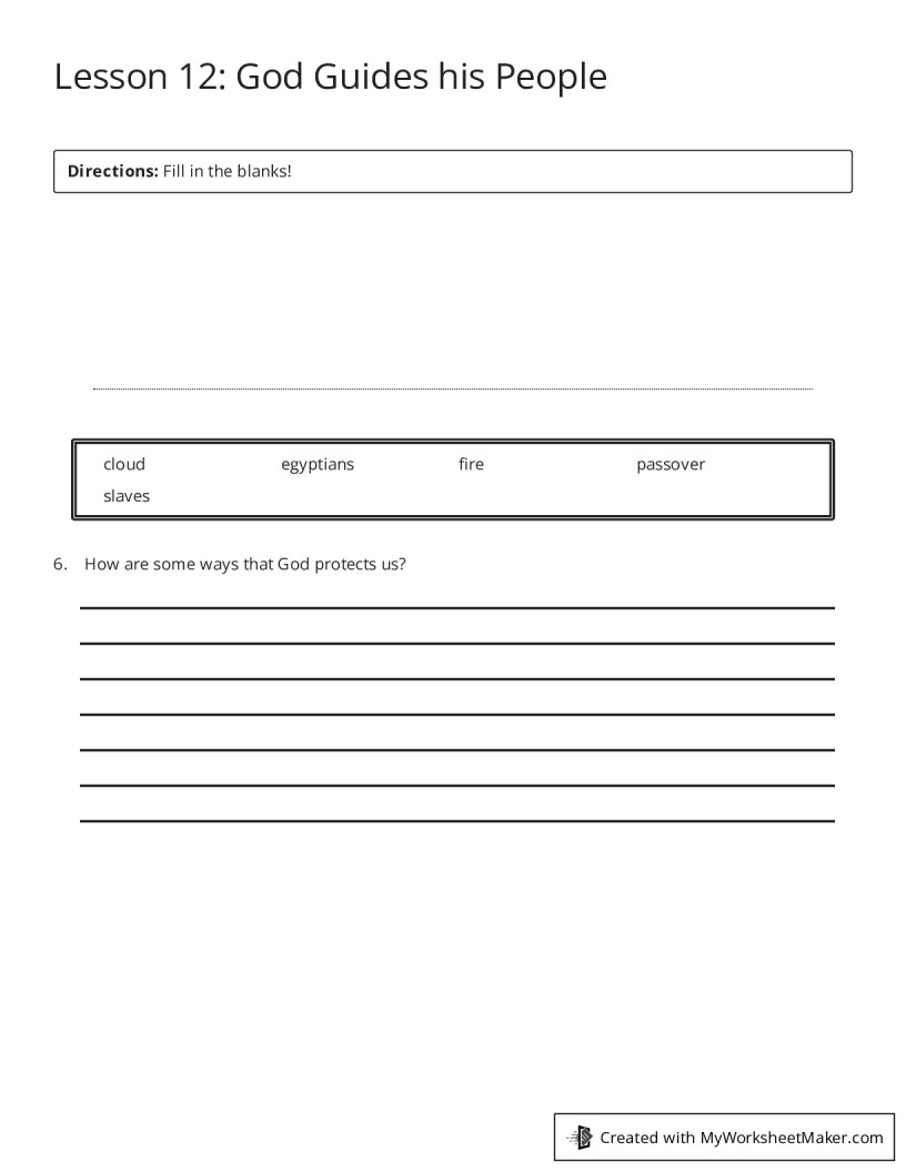 My Worksheet Maker - The Best Worksheet Maker