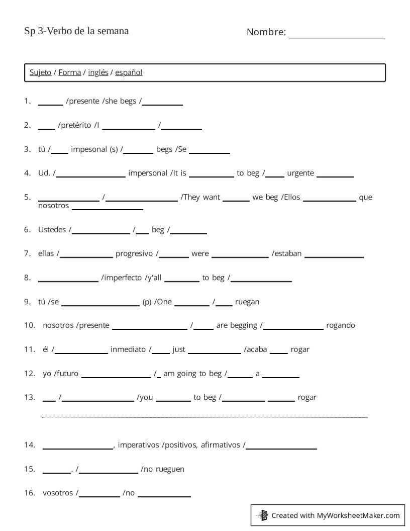sp-3-verbo-de-la-semana-my-worksheet-maker-create-your-own-worksheets