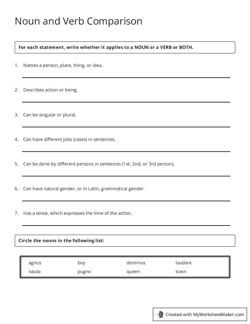 noun-and-verb-comparison-my-worksheet-maker-create-your-own-worksheets