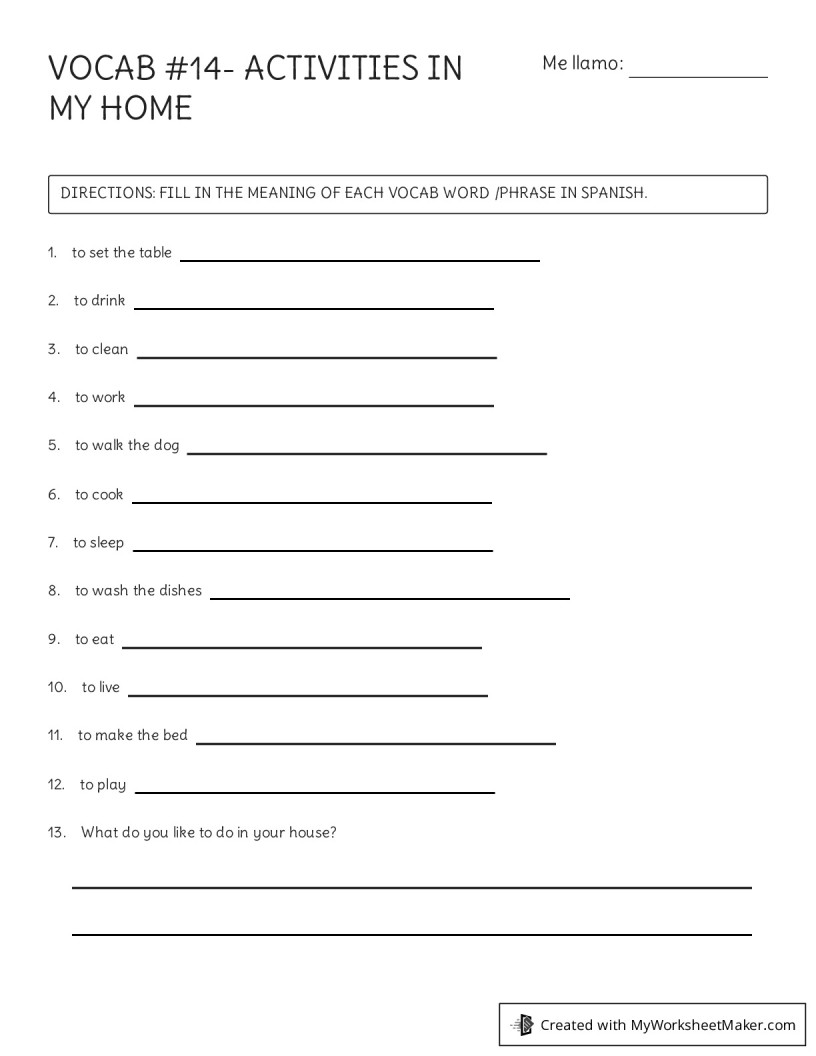 My Worksheet Maker The Best Worksheet Maker