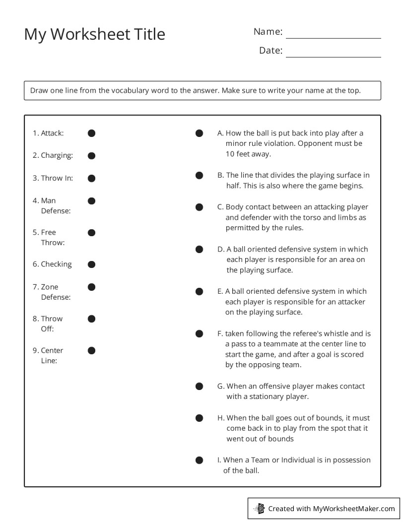 My Worksheet Maker The Best Worksheet Maker