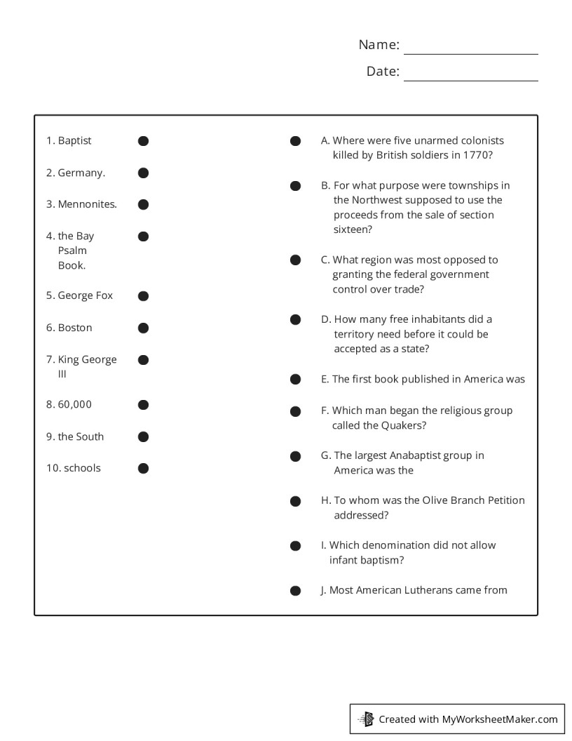 My Worksheet Title - My Worksheet Maker: Create Your Own Worksheets