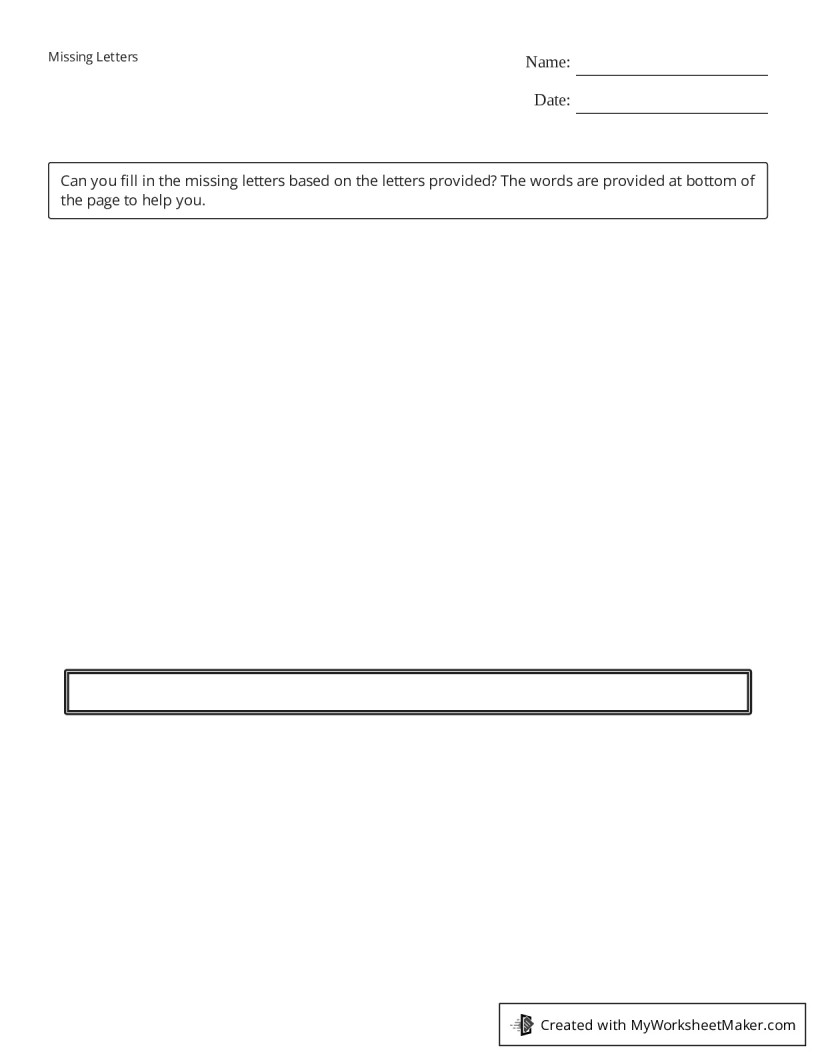 My Worksheet Maker: The Best Online Worksheet Creator