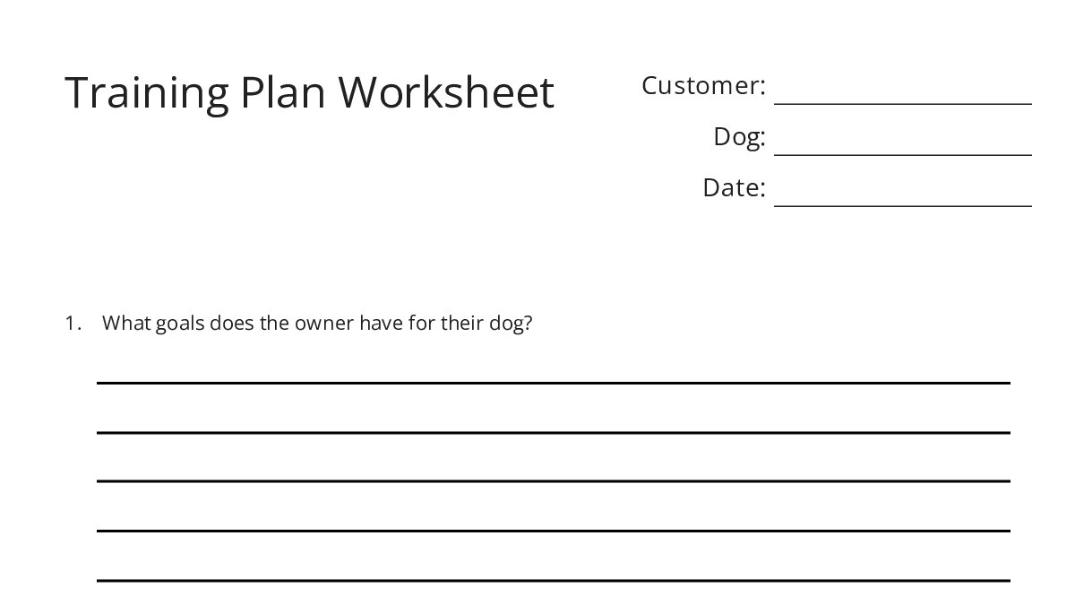 Work Program Training Worksheets.pdf Training Plan Worksheet - My Worksheet Maker: Create Your Own Worksheets