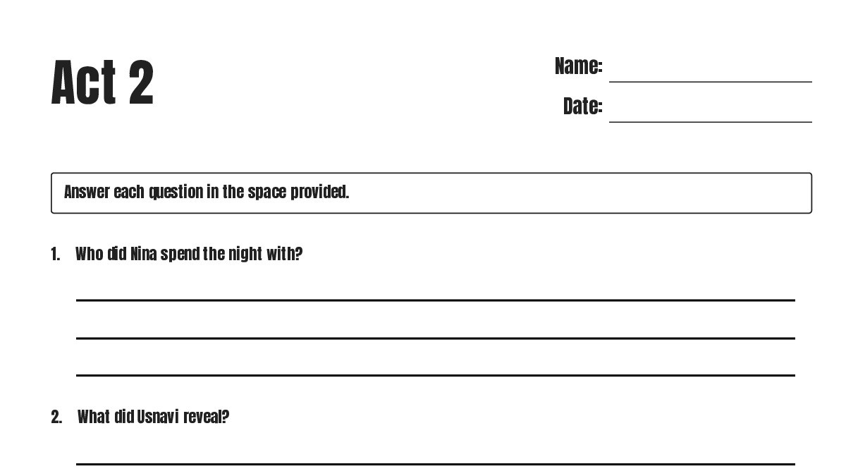 Act 2 - My Worksheet Maker: Create Your Own Worksheets