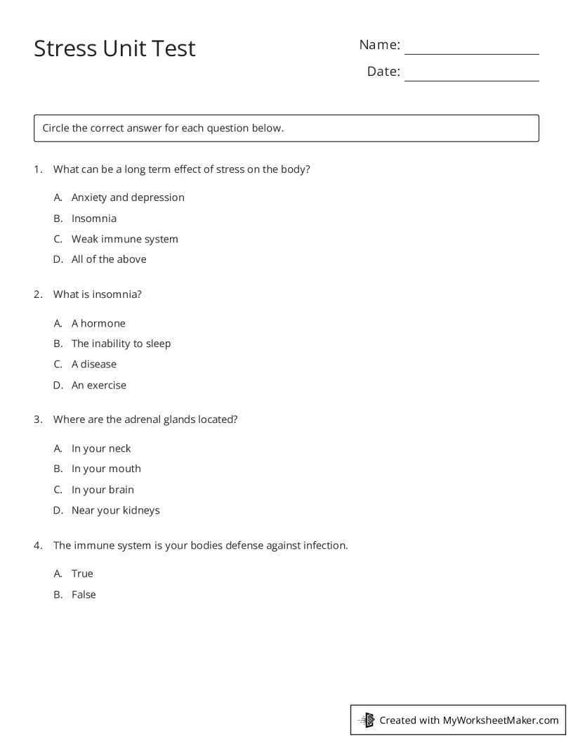 My Worksheet Maker - The Best Worksheet Maker