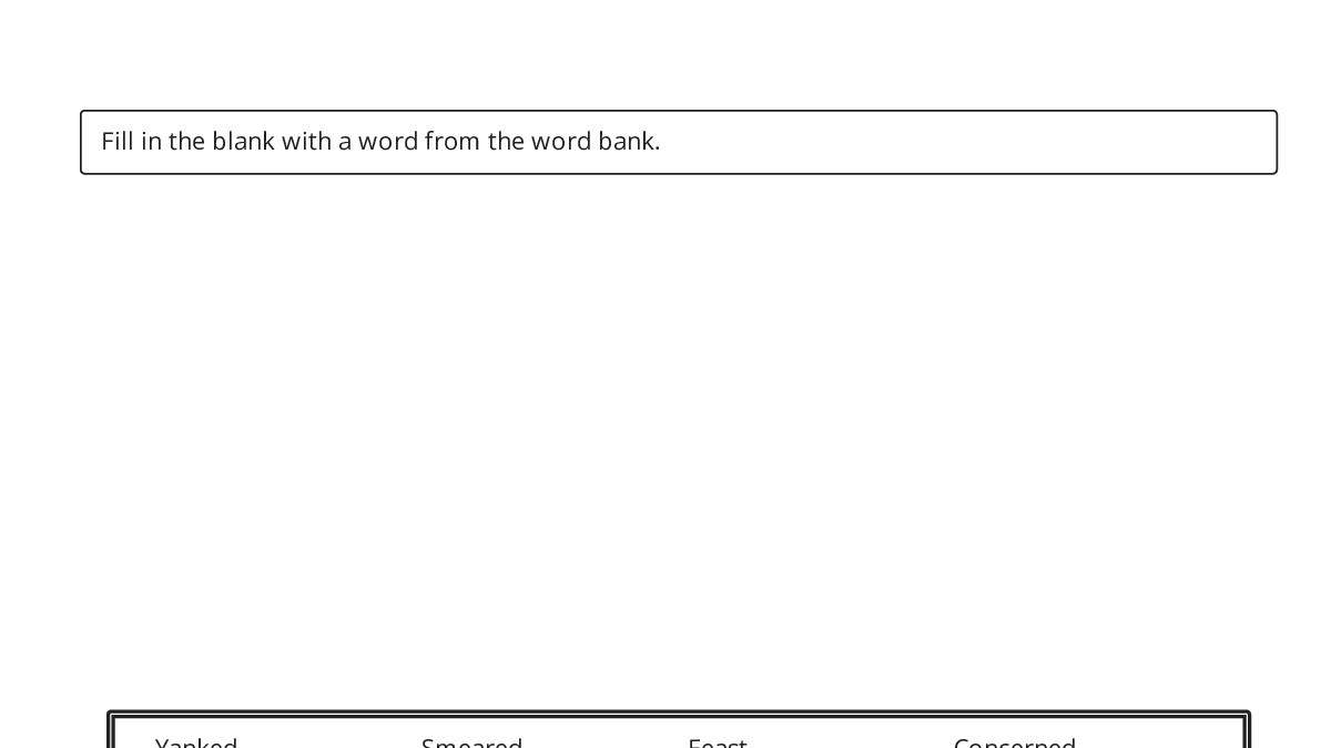 Fill in the Blank Worksheet - My Worksheet Maker: Create Your Own ...