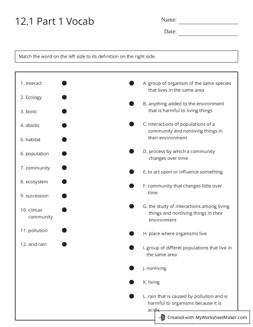My Worksheet Maker The Best Worksheet Maker