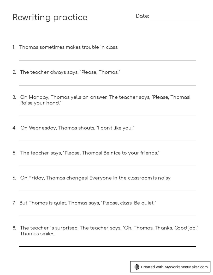 My worksheet maker the best worksheet maker