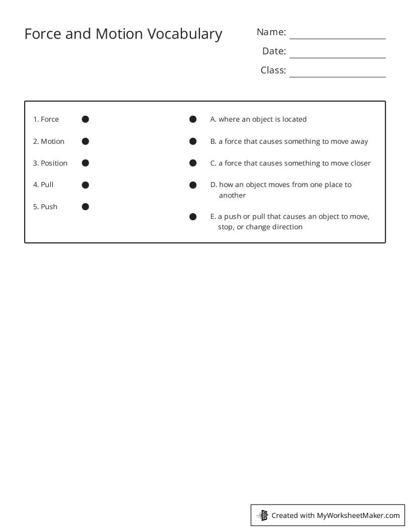 My Worksheet Maker: The Best Online Worksheet Creator