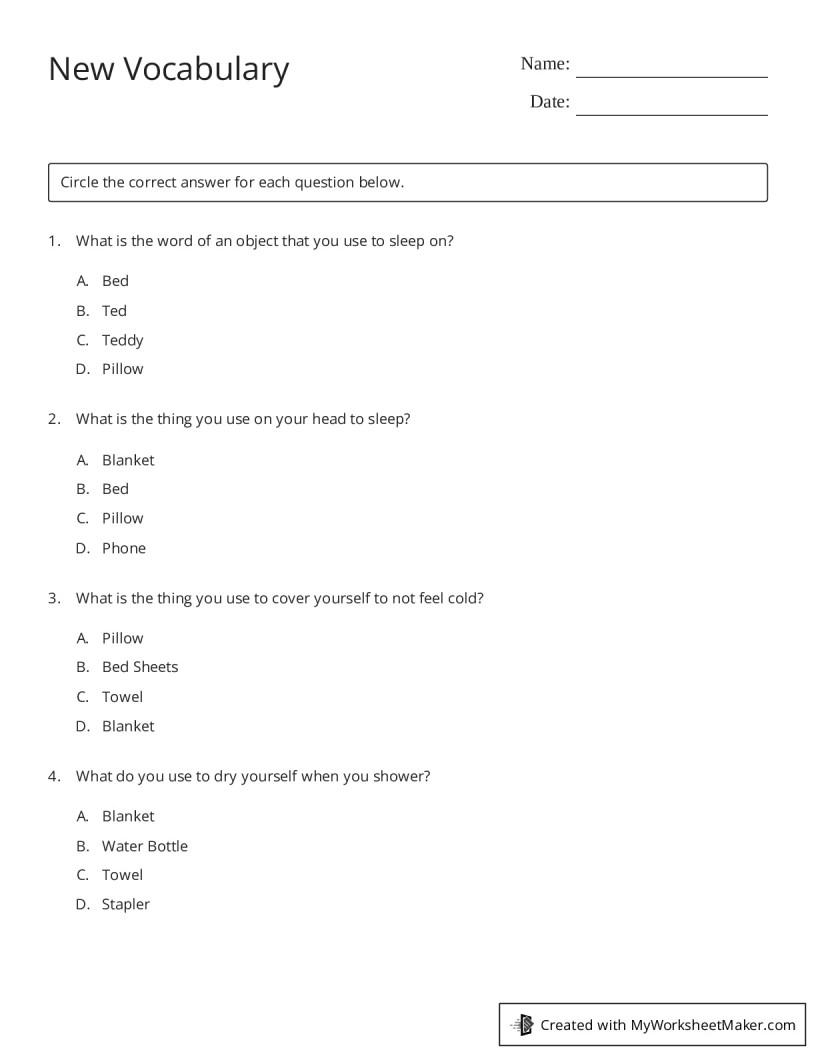 My Worksheet Maker The Best Worksheet Maker