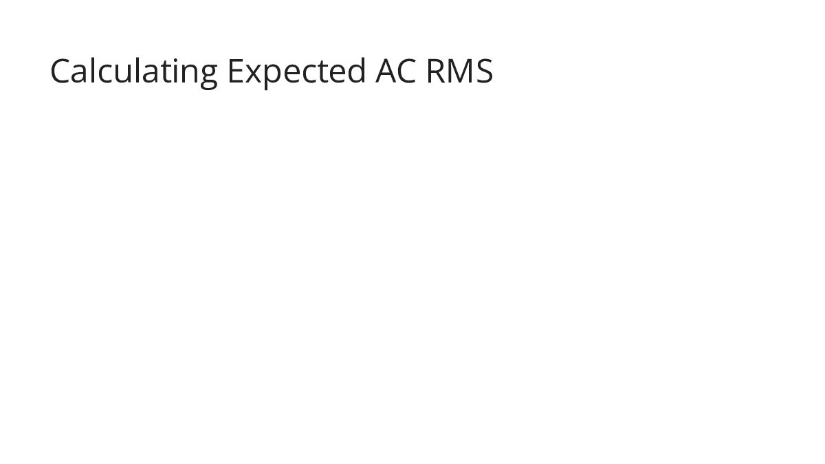 Reca Rms Worksheet Calculating Expected AC RMS - My Worksheet Maker: Create Your Own ...