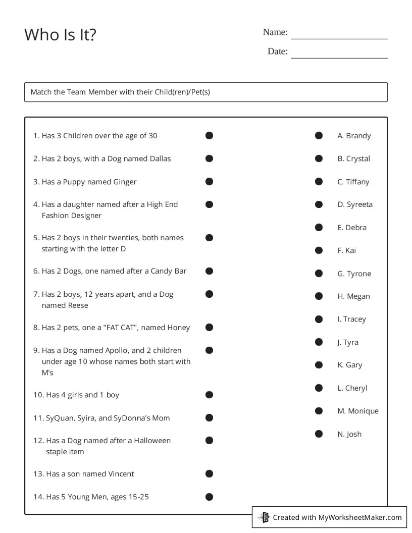 My Worksheet Maker: The Best Online Worksheet Creator