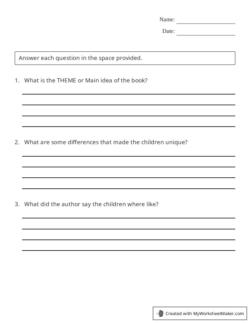 My Worksheet Maker The Best Online Worksheet Creator My Worksheet Maker The Best Online Worksheet Creator