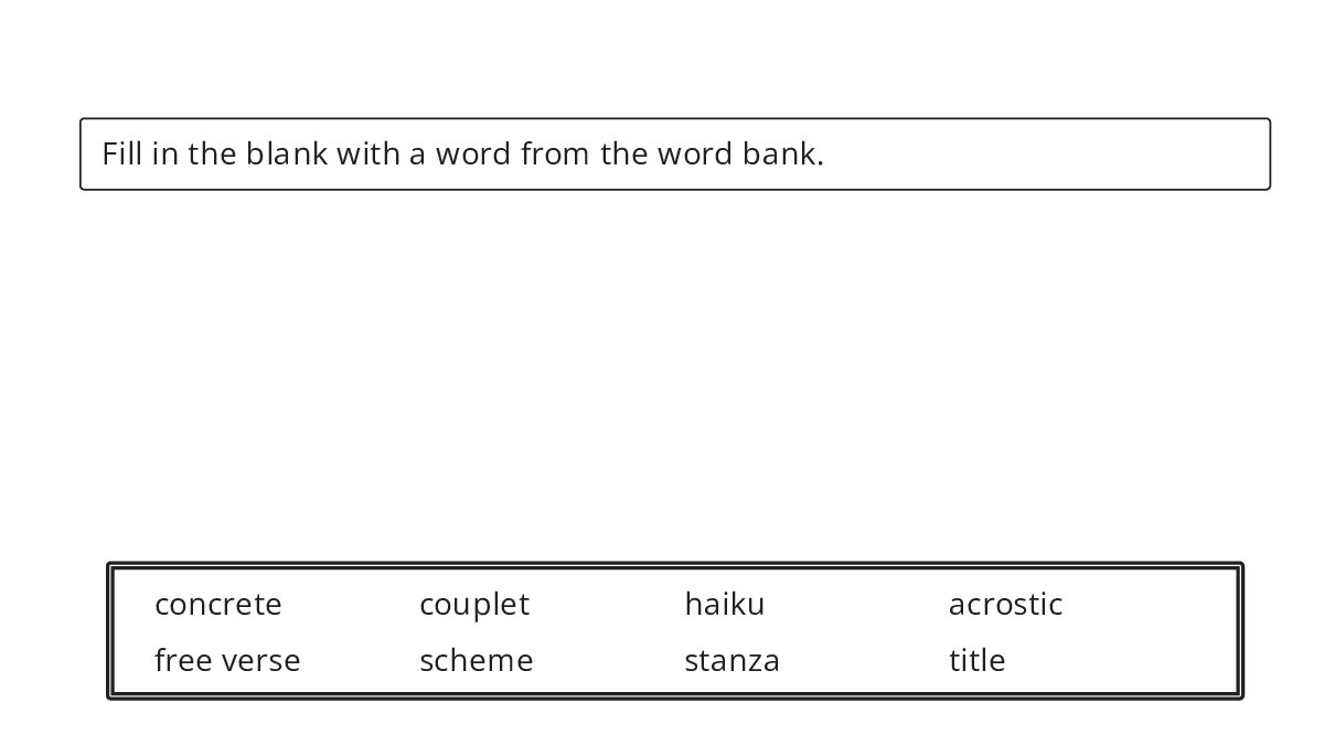 Fill in the Blank Worksheet - My Worksheet Maker: Create Your Own ...