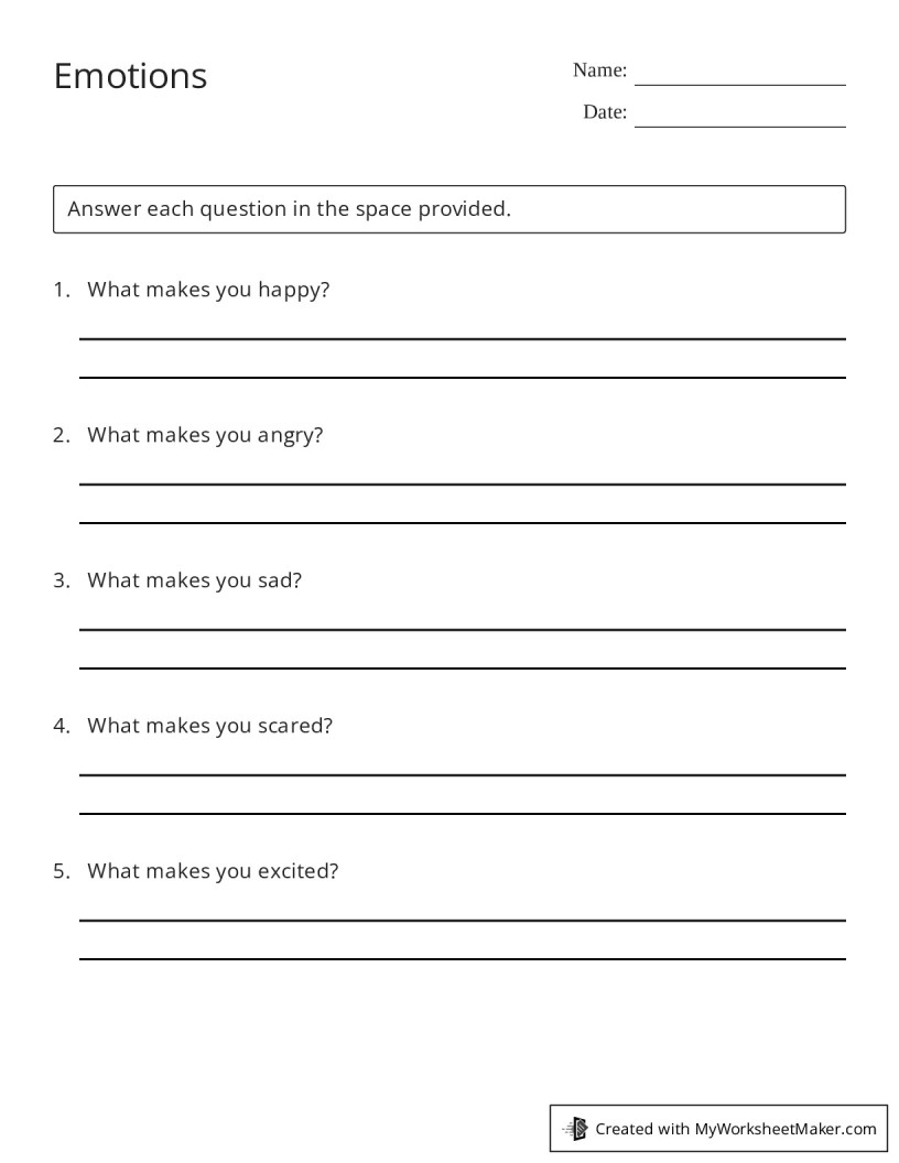 My Worksheet Maker: The Best Online Worksheet Creator