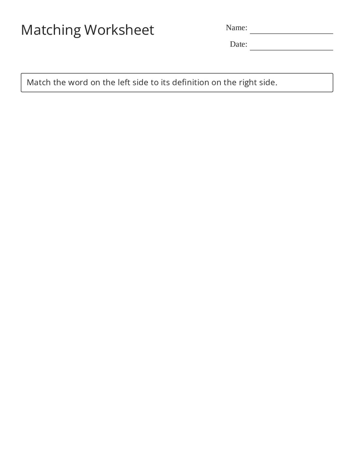 Printable fall matching worksheet for 1st graders with vocabulary like autumn, equinox, and apple orchard.