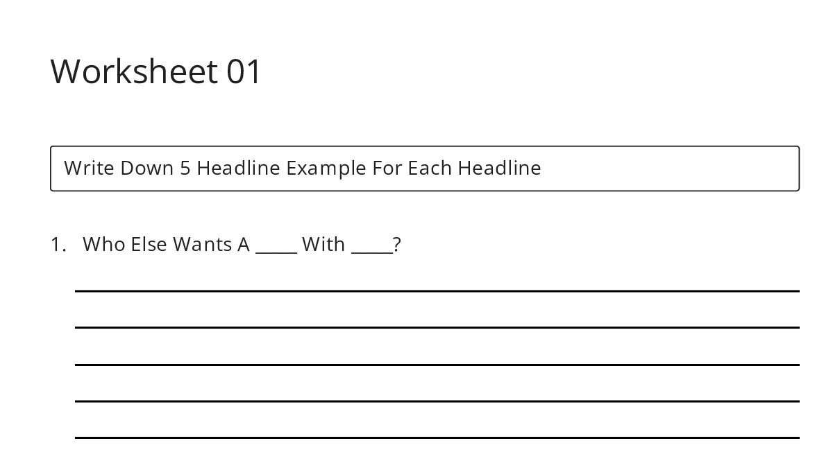 Worksheet 01 - My Worksheet Maker: Create Your Own Worksheets