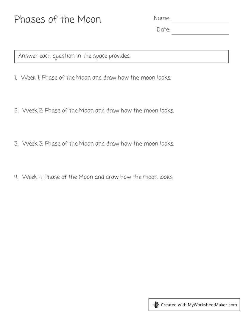 My Worksheet Maker: The Best Online Worksheet Creator