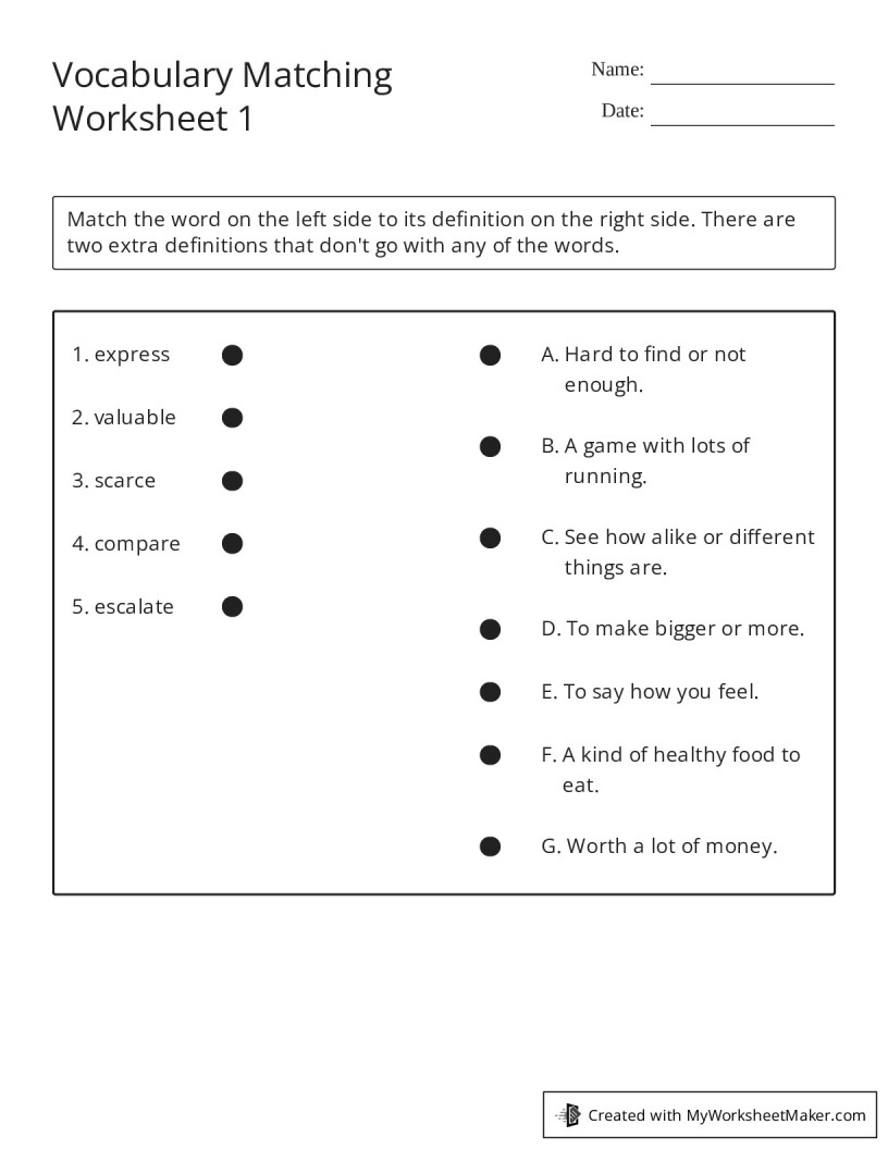 My Worksheet Maker The Best Online Worksheet Creator