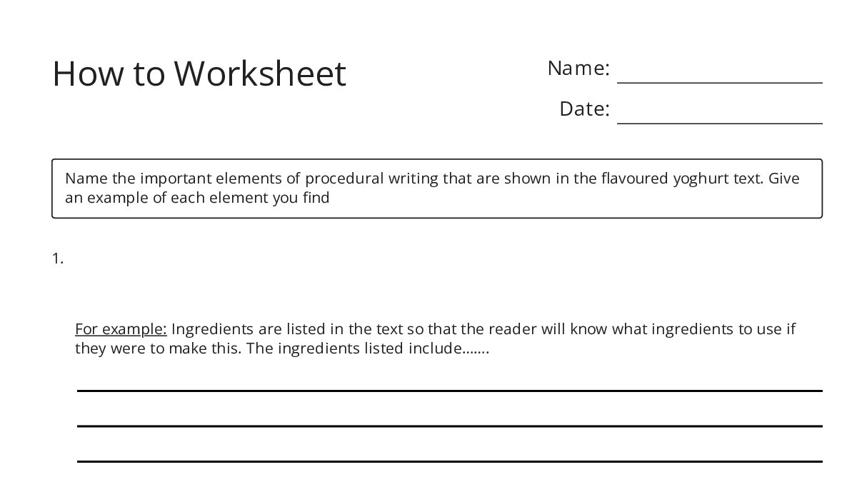 How to Worksheet - My Worksheet Maker: Create Your Own Worksheets