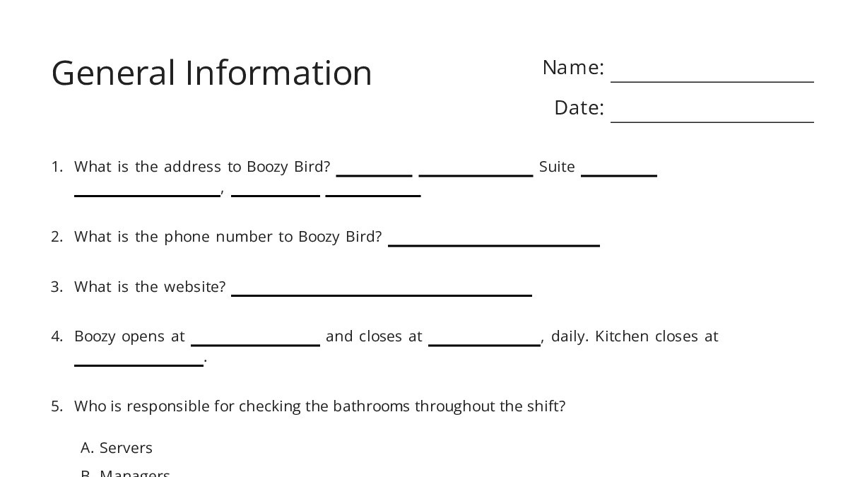 General Information - My Worksheet Maker: Create Your Own Worksheets