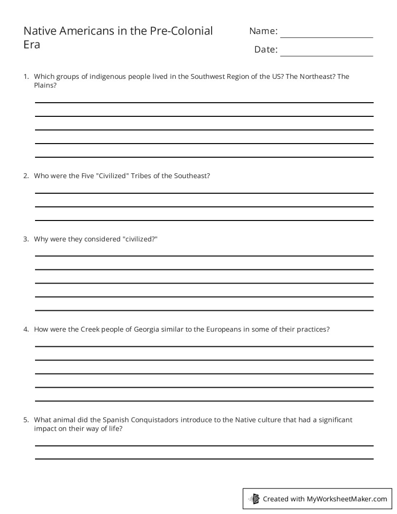 My Worksheet Maker: The Best Online Worksheet Creator