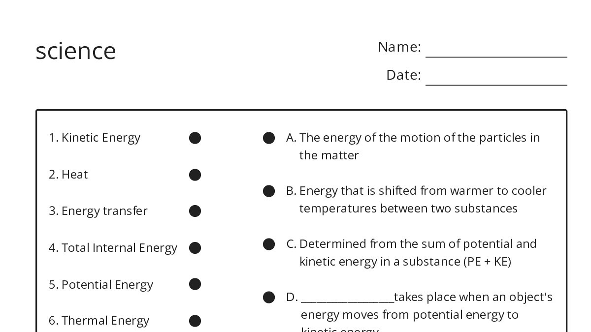 science - My Worksheet Maker: Create Your Own Worksheets