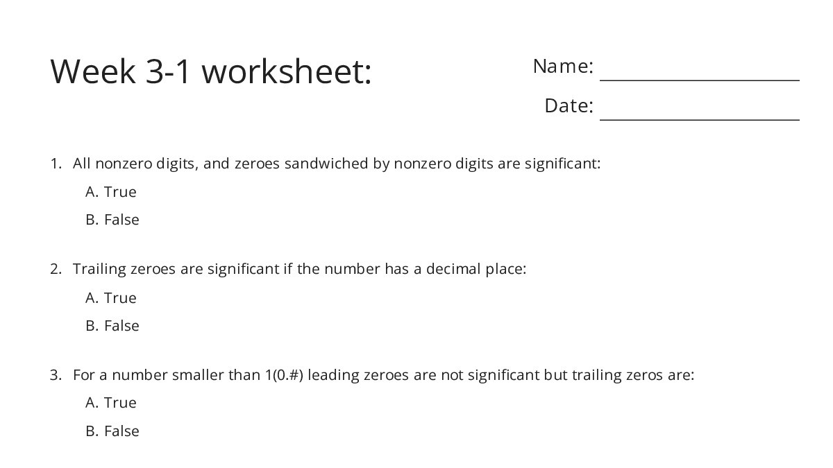 Week 3-1 worksheet: - My Worksheet Maker: Create Your Own Worksheets