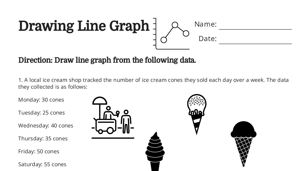 Line Drawing Line Graph Drawing Line Graph - My Worksheet Maker: Create Your Own Worksheets
