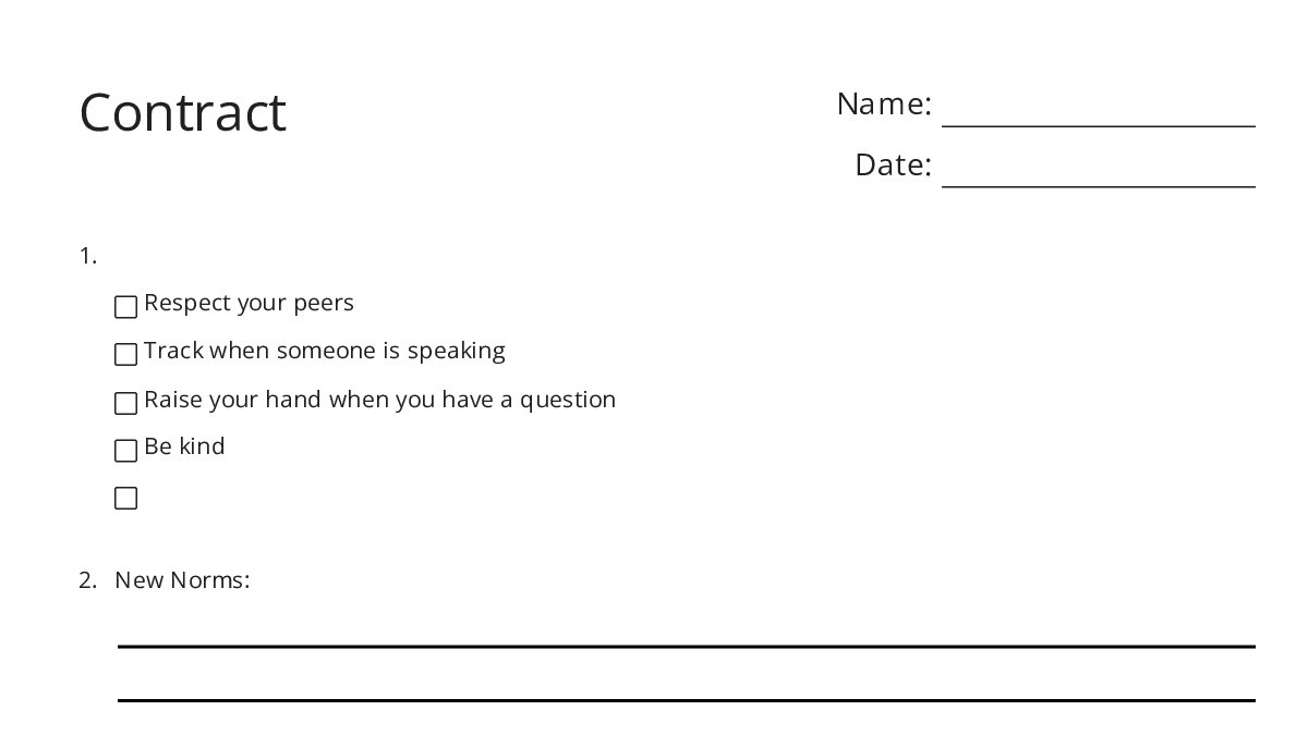 Contract - My Worksheet Maker: Create Your Own Worksheets