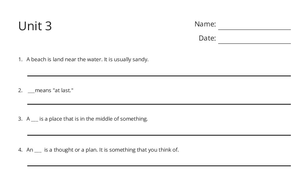 Unit 3 - My Worksheet Maker: Create Your Own Worksheets