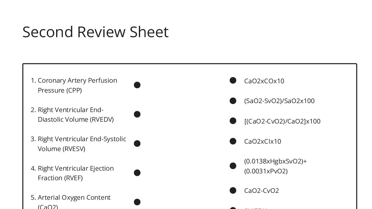 Second Review Sheet - My Worksheet Maker: Create Your Own Worksheets