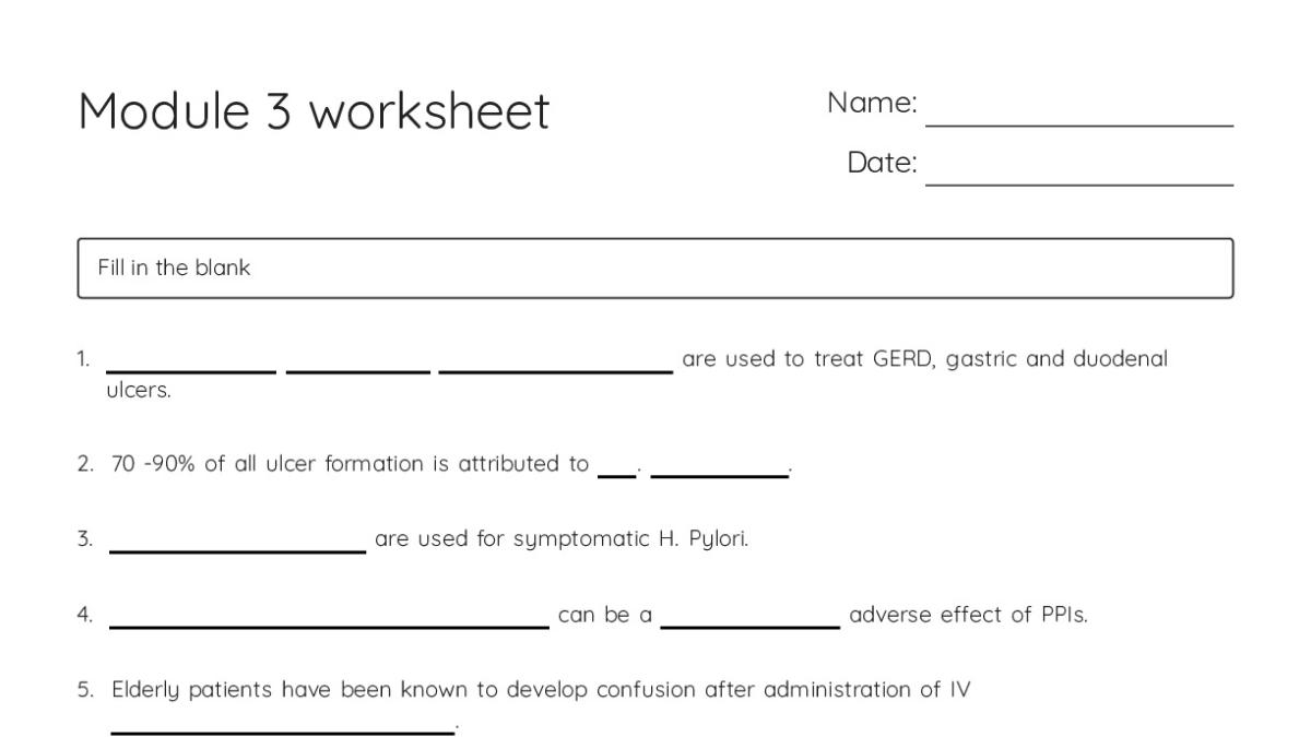 Module 3 worksheet - My Worksheet Maker: Create Your Own Worksheets