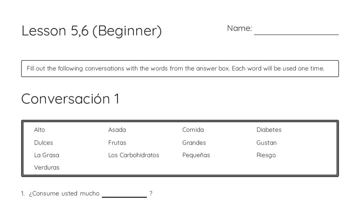 Lesson 5,6 (Beginner) - My Worksheet Maker: Create Your Own Worksheets