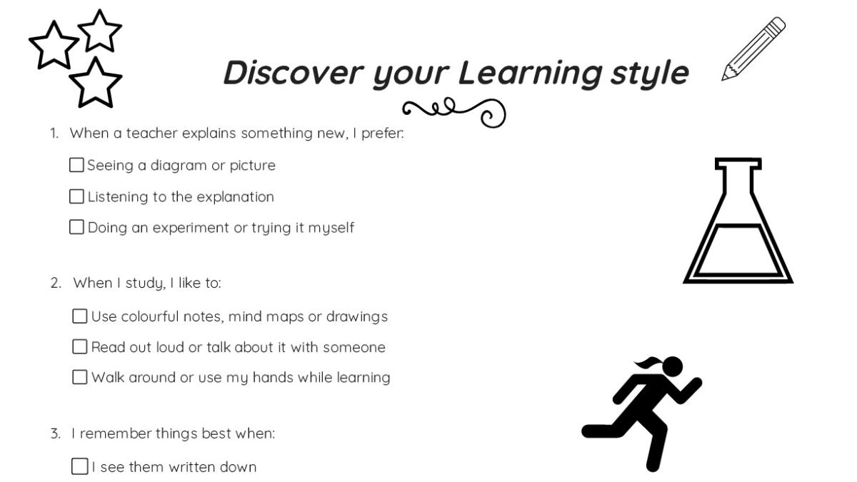 Discover your Learning style - My Worksheet Maker: Create Your Own ...