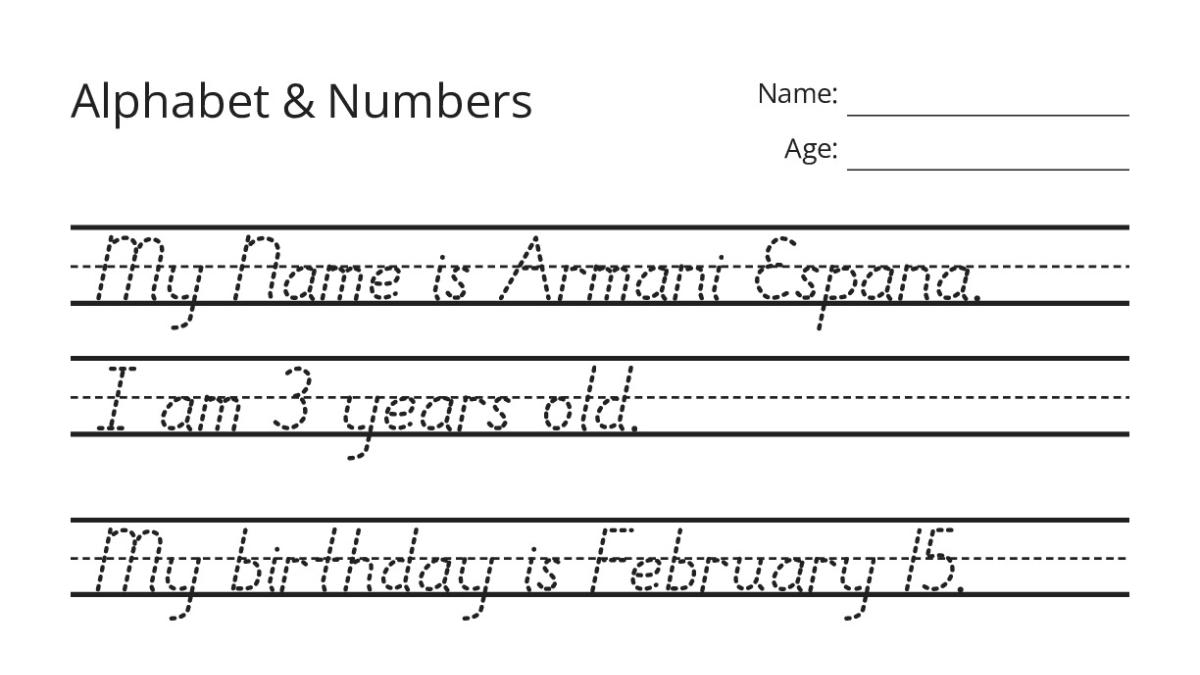 Alphanumeric Numbers Worksheet Alphabet & Numbers - My Worksheet Maker: Create Your Own Worksheets