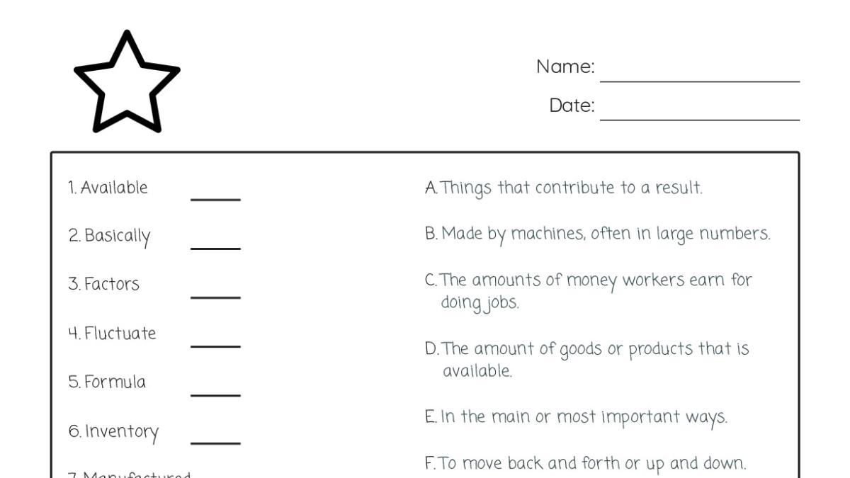 Worksheet - My Worksheet Maker: Create Your Own Worksheets