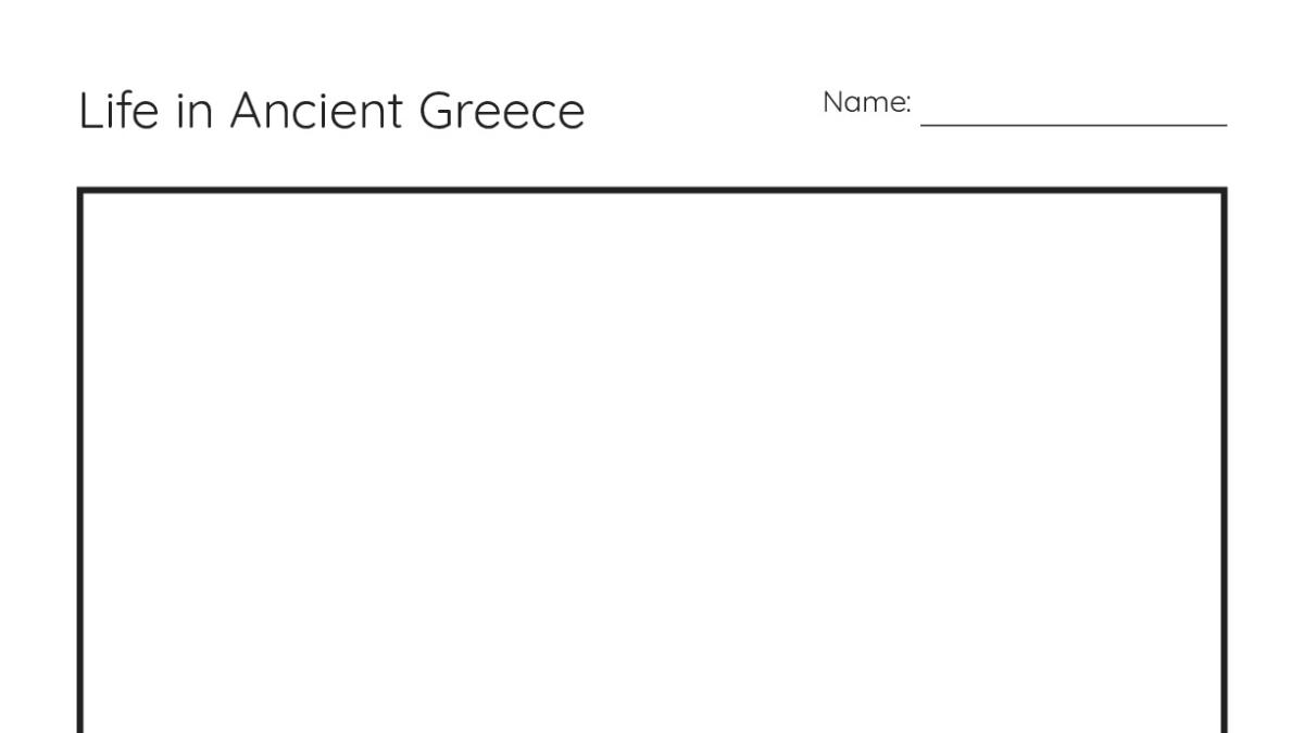 Life in Ancient Greece - My Worksheet Maker: Create Your Own Worksheets