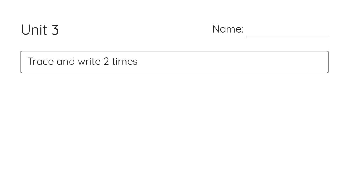 Unit 3 - My Worksheet Maker: Create Your Own Worksheets