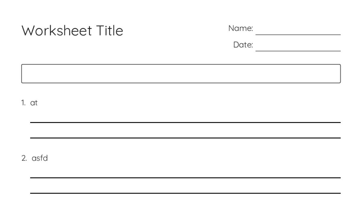 A Sure Sign Worksheet Answers - Verified Academic Solutions