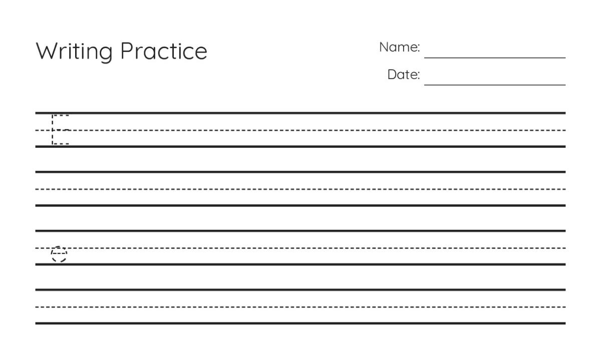Writing Practice - My Worksheet Maker: Create Your Own Worksheets