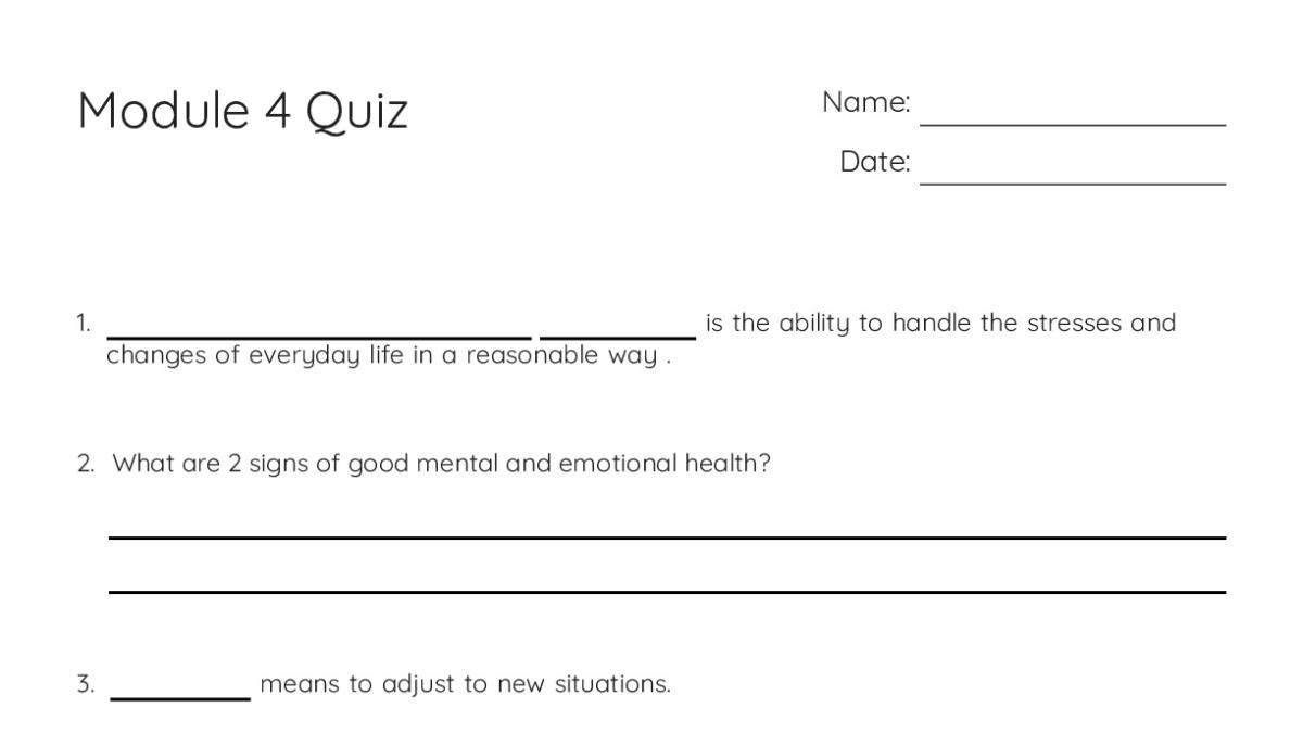 Module 4 Quiz - My Worksheet Maker: Create Your Own Worksheets