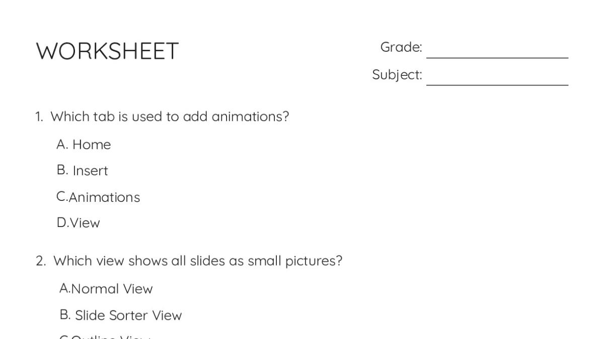 WORKSHEET - My Worksheet Maker: Create Your Own Worksheets