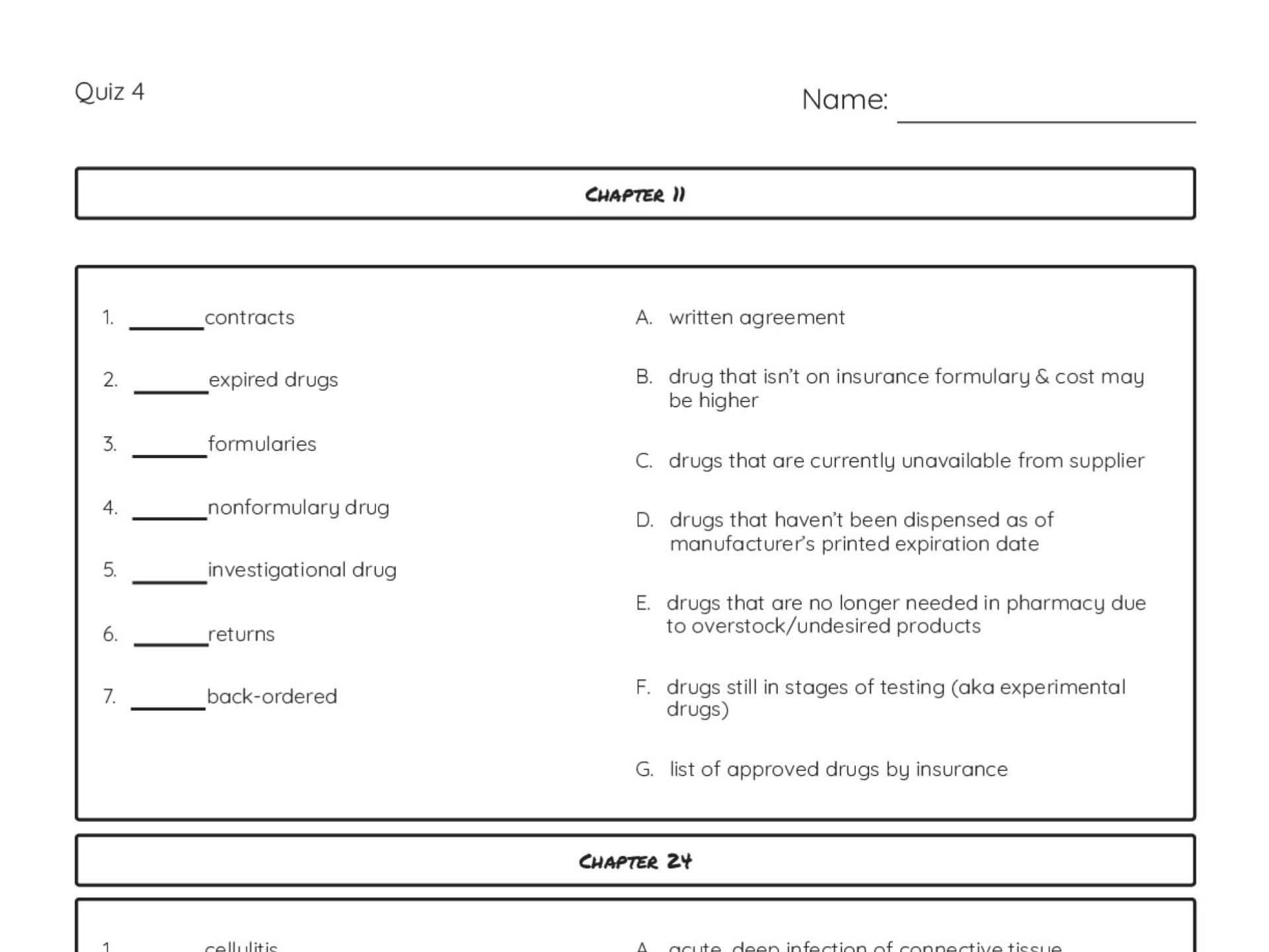 Pharmacy technician quiz with multiple-choice questions on cardiovascular drugs, immunology, antibiotics, and medication dosage calculations.