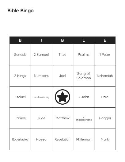 John 1 Bible Study Bingo Cards - Free Printable | BrightSprout