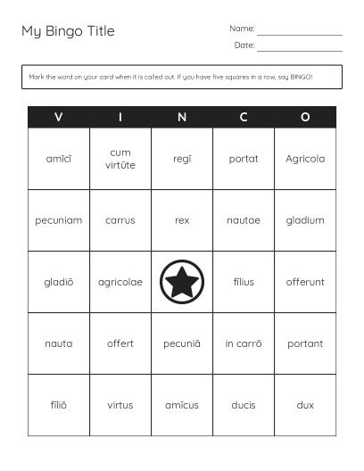 Family Relationships Bingo Cards - Free Printable | BrightSprout