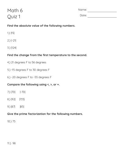Division Vocabulary Matching - Free Printable | BrightSprout